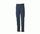 588PELASRAM Pantalón STRETCH azul marino en algodón 260 g multibolsillos